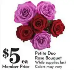 Pavilions Petite Duo Rose Bouquet offer
