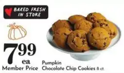 Pavilions Pumpkin Chocolate Chip Cookies offer