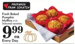 Pavilions Fresh Baked Pumpkin Muffins offer