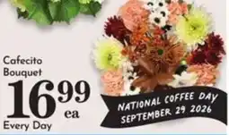 Pavilions Cafecito bouquet offer
