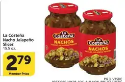 Vons La Costeña nacho jalapeño slices offer
