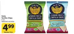 Vons Siete tortilla chips offer