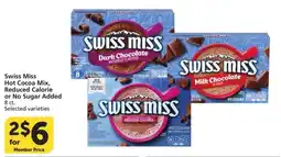 Vons Swiss miss hot cocoa mix offer