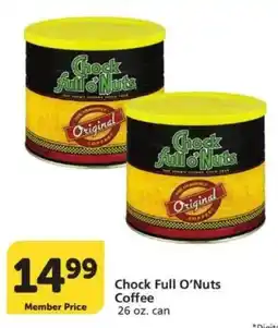 Vons Chock Full O'Nuts Coffee offer