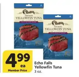 Vons Echo Falls Yellowfin Tuna offer