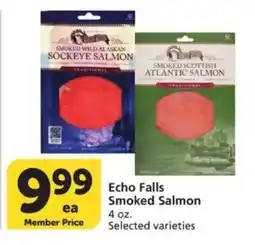 Vons Echo Falls Smoked Salmon offer