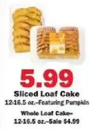Schnucks Sliced Loaf Cake offer