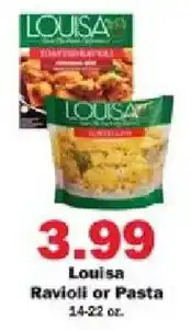 Schnucks Louisa Ravioli or Pasta offer