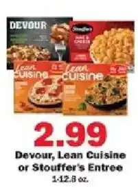 Schnucks Devour, Lean Cuisine or Stouffer's Entree offer