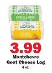 Schnucks Montchevre Goat Cheese Log offer