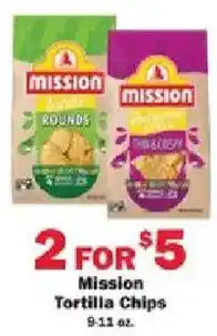 Schnucks Mission Tortilla Chips offer