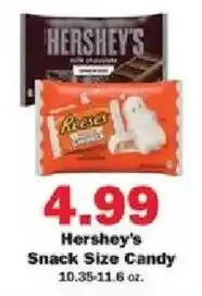 Schnucks Hershey's Snack Size Candy offer