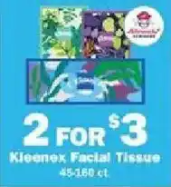 Schnucks Kleenex Facial Tissue offer