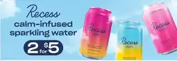 Vons Recess calm-infused sparkling water offer