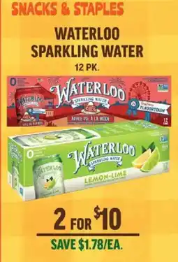 Central Market Waterloo sparkling water offer