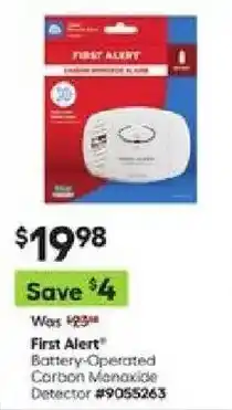 Lowe's First Alert offer