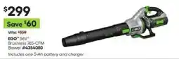 Lowe's Ego 56V Brushless 765-CFM Blower offer