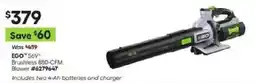 Lowe's Ego 56v Brushless 680-Cfm Blower offer
