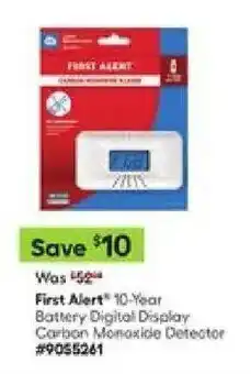 Lowe's First Alert offer