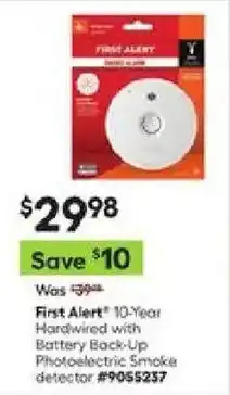 Lowe's First Alert offer