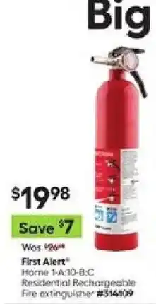 Lowe's First Alert offer