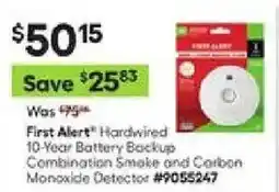 Lowe's First Alert offer