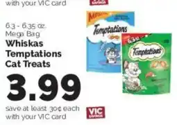 Harris Teeter Whiskas Temptations Cat Treats offer