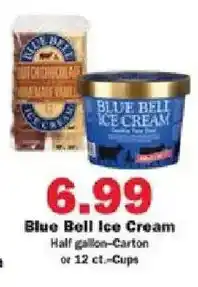 Schnucks Blue Bell Ice Cream offer