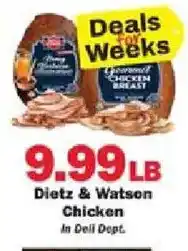 Schnucks Dietz & Watson Chicken offer