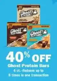 Schnucks Ghost Protein Bars offer