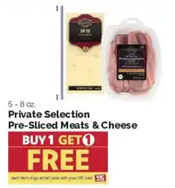 Harris Teeter Private Selection Pre-Sliced Meats & Cheese offer