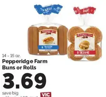 Harris Teeter Pepperidge Farm Buns or Rolls offer