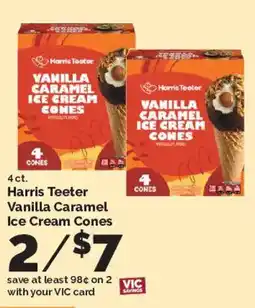 Harris Teeter Harris Teeter vanilla caramel ice cream cones offer