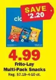 Schnucks Frito-Lay Multi-Pack Snacks offer