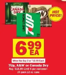 Schnucks 7Up, A&W or Canada Dry offer
