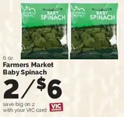 Harris Teeter Farmers Market Baby Spinach offer