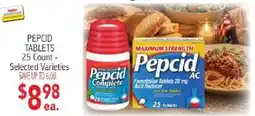 Ingles Markets Pepcid tablets offer