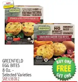 Ingles Markets Greenfield egg bites offer