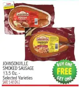 Ingles Markets Johnsonville smoked sausage offer