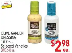 Ingles Markets Olive Garden dressing offer