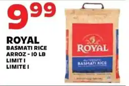 Sedano's Royal basmati rice offer