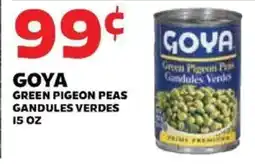 Sedano's Goya green pigeon peas offer