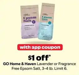 Grocery Outlet Go Home & Haven Epsom Salt offer