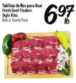 Fiesta Mart Fresh Beef Flank Style Ribs offer