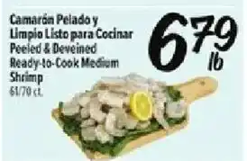 Fiesta Mart Peeled & Deveined Ready-to-Cook Medium Shrimp offer