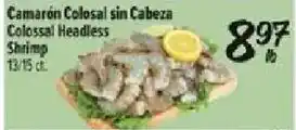 Fiesta Mart Colossal Headless Shrimp offer