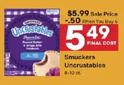 Coborn's Smuckers Uncrustables offer
