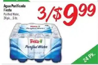 Fiesta Mart Fiesta purified water offer