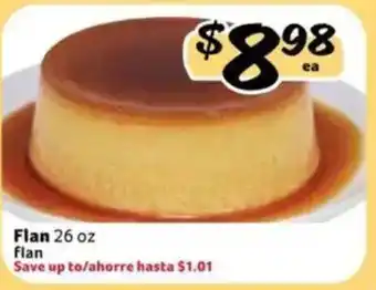 Fresco y Más Flan offer