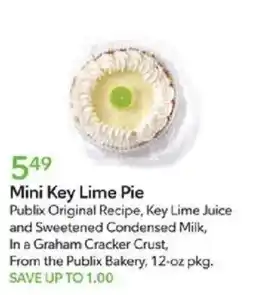 Publix Publix Mini Key Lime Pie offer